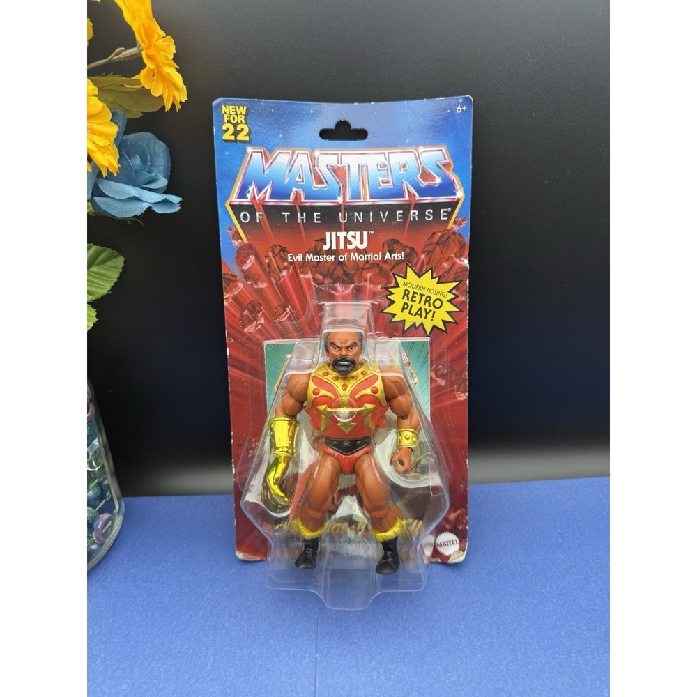 Mattel Masters of the Universe Origins Jitsu Action Figure with Accessory 5.5"H